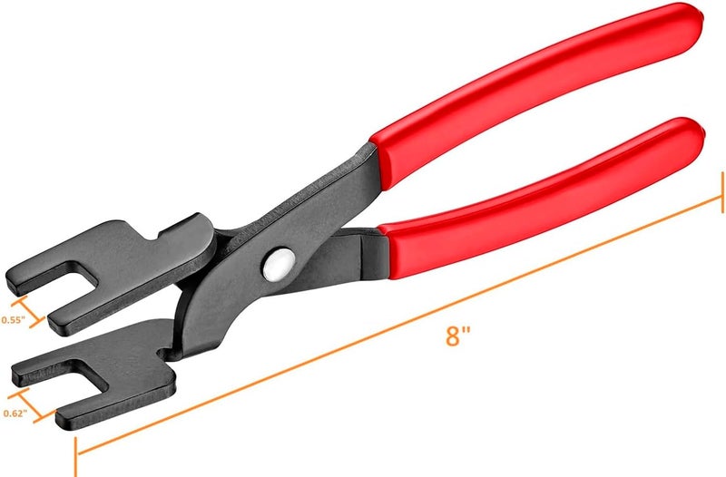 kauplus Fuel Line & A/C Line Disconnect Pliers Tool Kit,W/Fuel Line Remover - 1/4", 5/16", 3/8", 1/2", 5/8", 3/4", 7/8" - Image 5